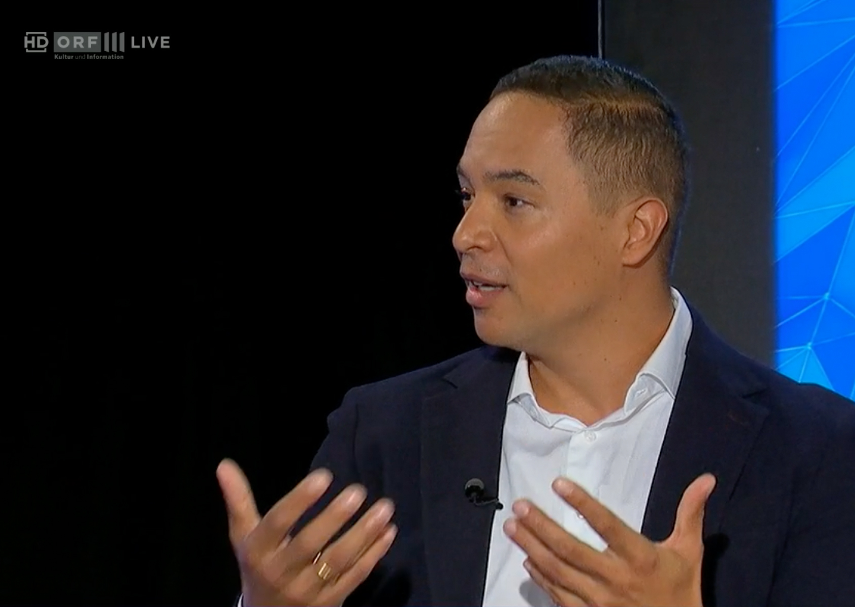 Robin Lumsden im ORF 1 Jahr USPräsident Joe Biden Lumsden